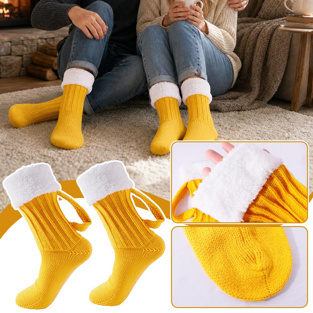 3D Beer Mug Pattern Knitted So - Novelty Gifts 评论和价格