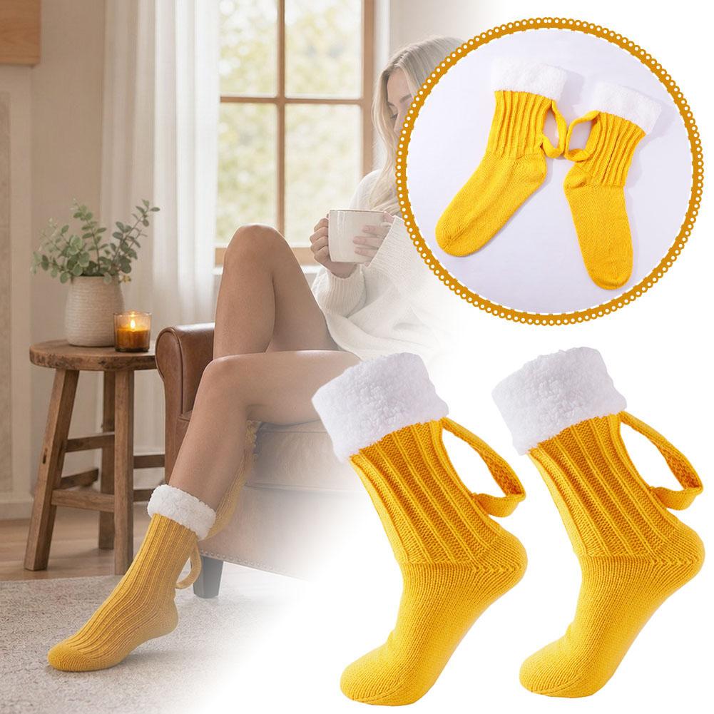 3D Beer Mug Pattern Knitted So - Novelty Gifts 评论和价格