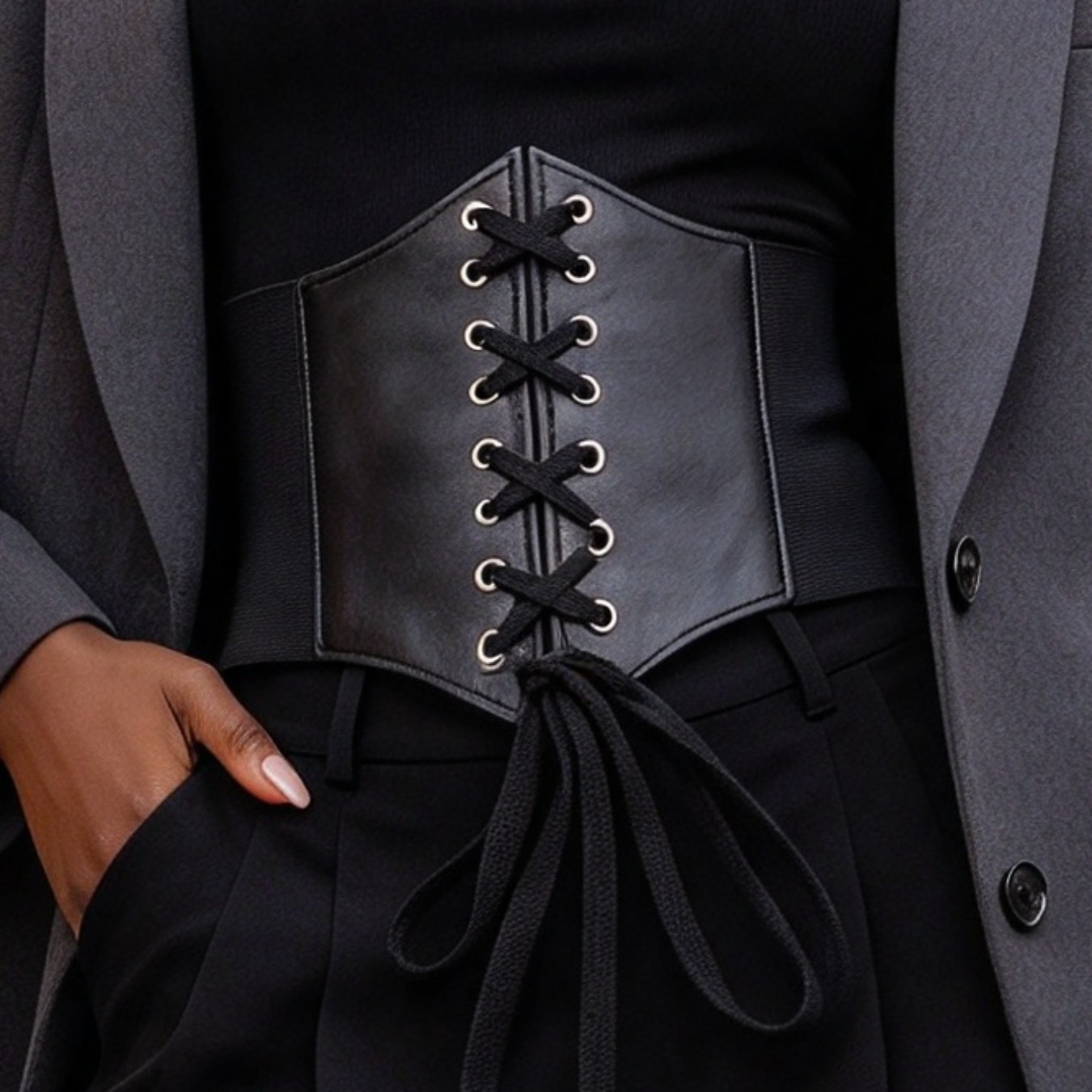 Women Court Style Corset Lace  - Costumes 评论和价格