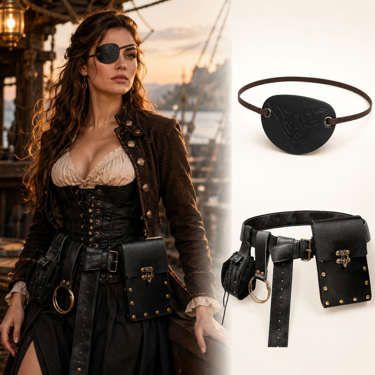 Medieval Retro Belts, Pouches, - Costumes 评论和价格