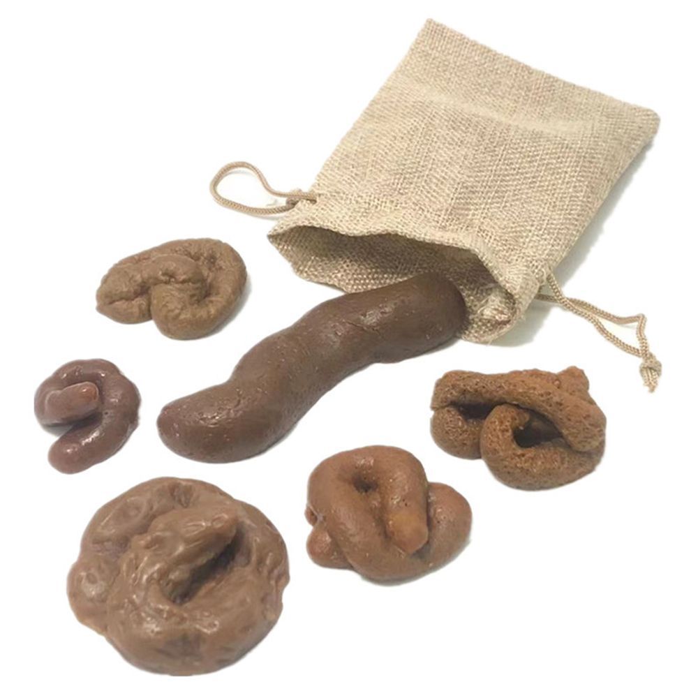 6Pcs Turd Mischief Tricky  Foo - Fake Poop Gag Gift 评论和价格