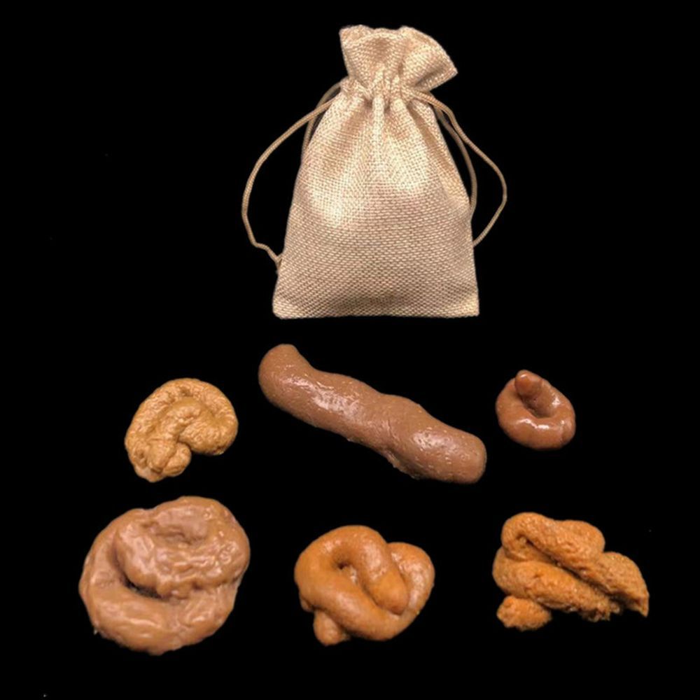 6Pcs Joke Gadget Squish Fool's - Fake Poop Gag Gift 评论和价格