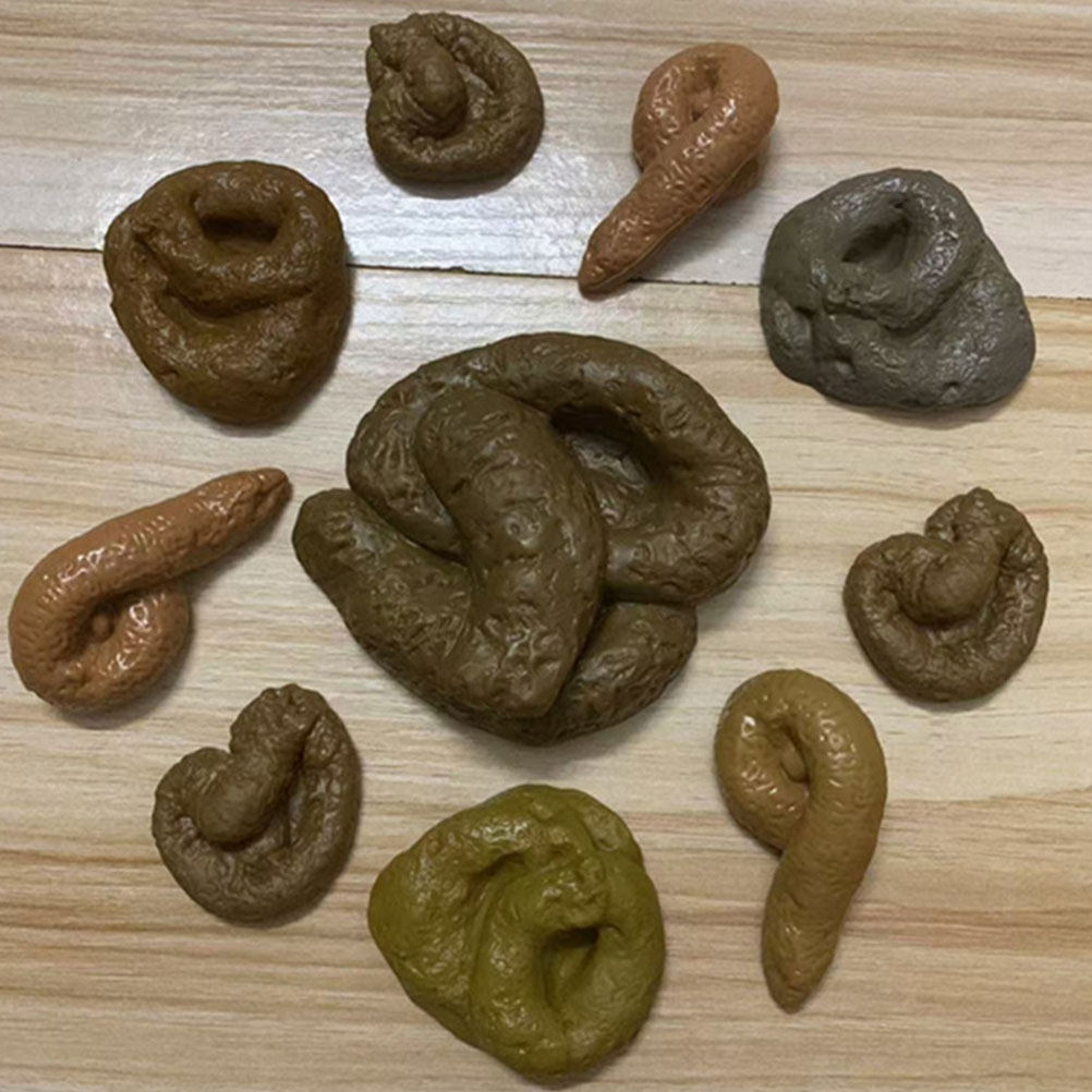 10Pcs Fake Poop Prank Set Apri - Fake Poop Gag Gift 评论和价格