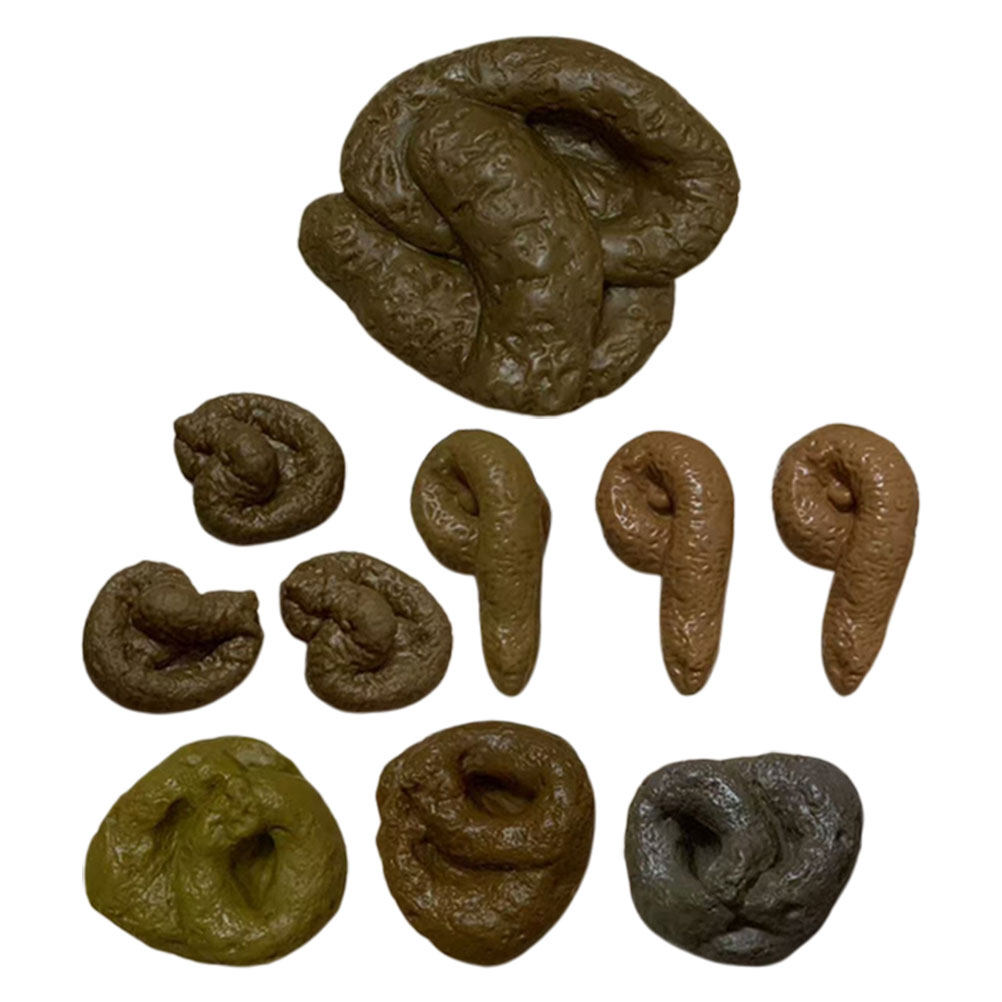 10Pcs Fake Poop Prank Set Apri - Fake Poop Gag Gift 评论和价格