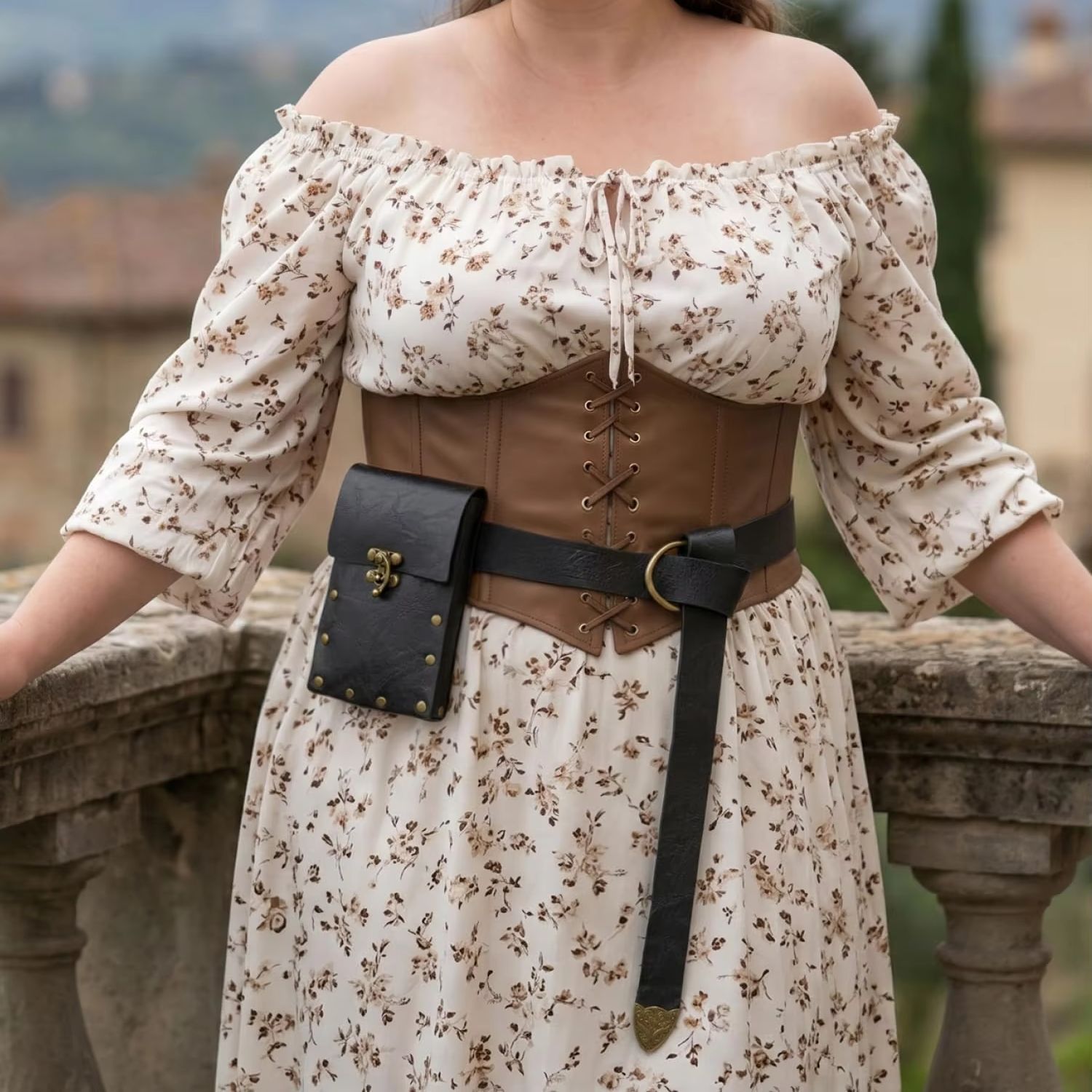 PU Leather Medieval Waist Belt - Costumes 评论和价格