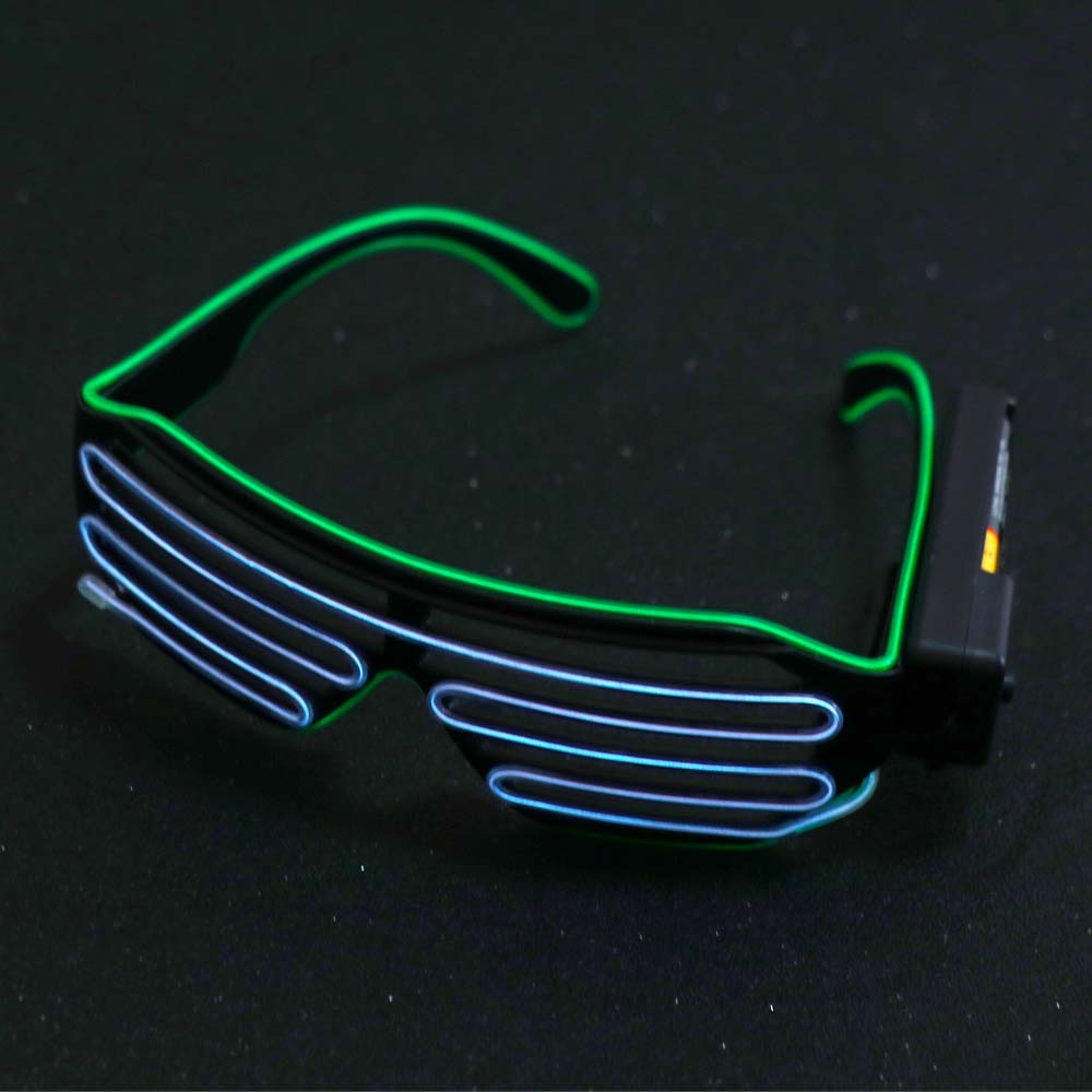 Fashion Wireless LED Glowing G - Glow In The Dark Party Glasses 评论和价格