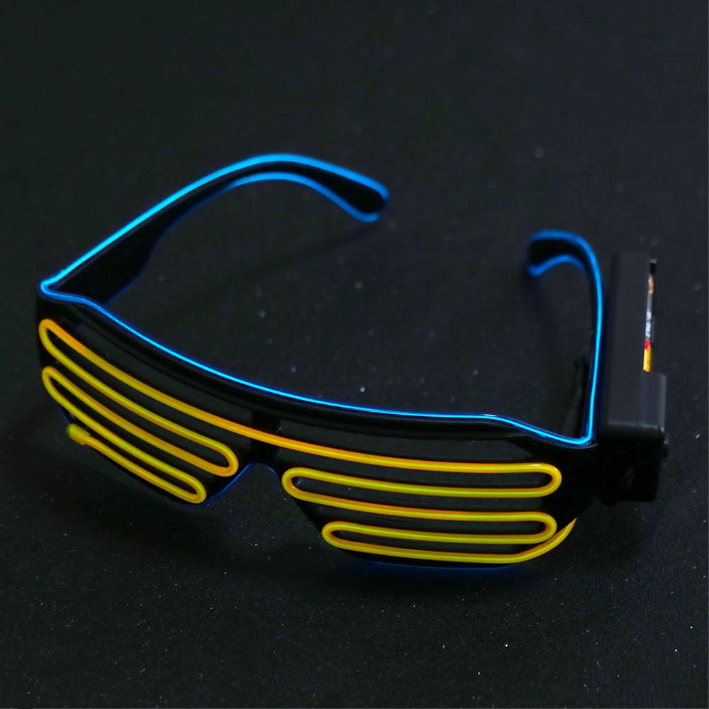 Fashion Wireless LED Glowing G - Glow In The Dark Party Glasses 评论和价格