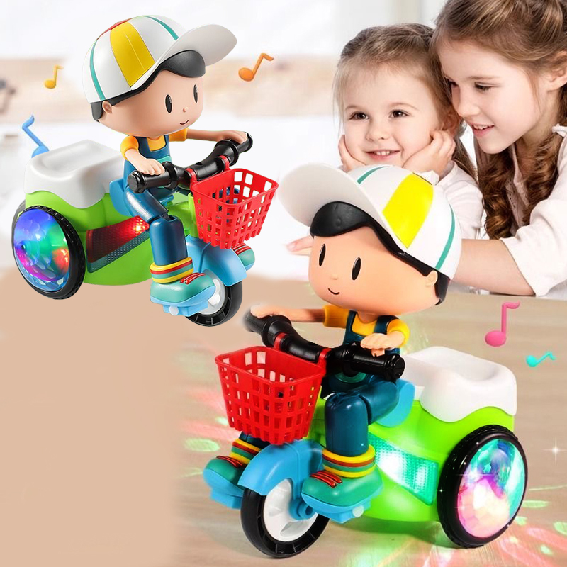 A Cute Little Boy Riding A Tri - Novelty Gifts 评论和价格