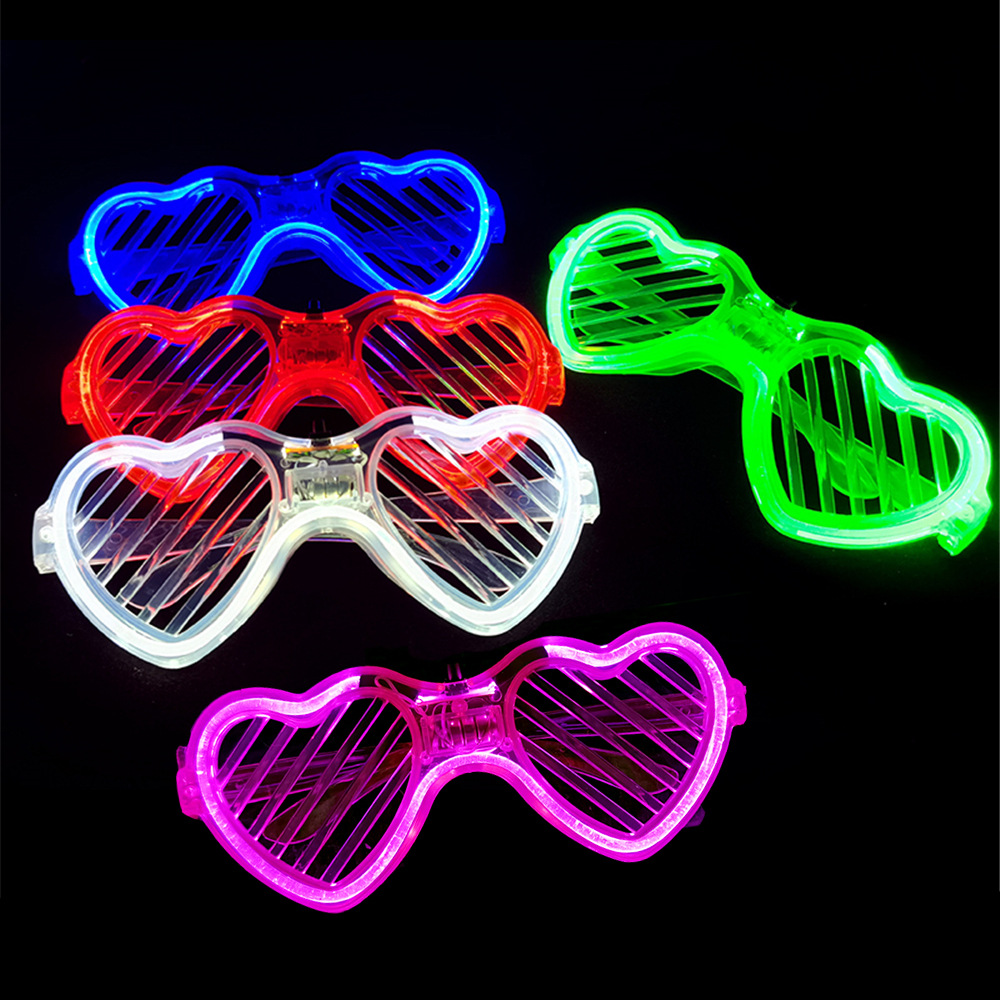 5/10/15/20/30 Pcs Led Neon Par - Glow In The Dark Party Glasses 评论和价格