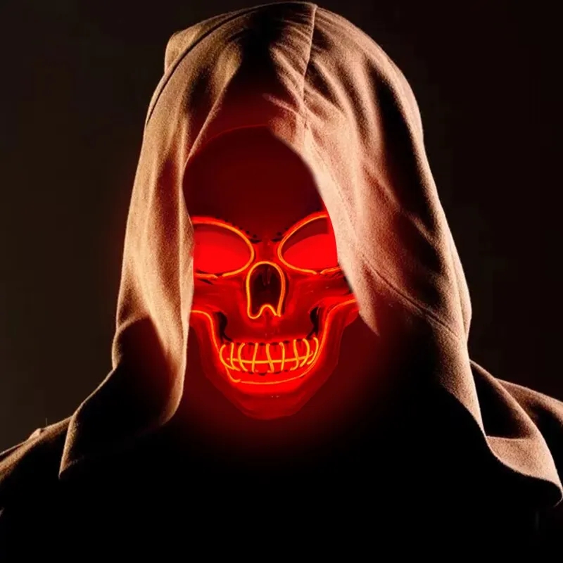 Neon Mask Led Light Up Party M - Led Purge Mask Halloween 评论和价格